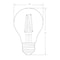 Feit Electric Feit A19 E26 (Medium) Filament LED Bulb Smoke Daylight 25 Watt Equivalence 1 pk AT19/SMK/VG/LED - alternate 9